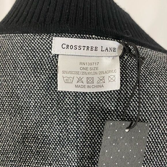 NWT Cross Tree Lane Sweater Poncho - Picture 5 of 6